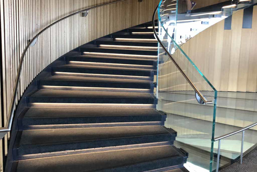 Spiral Staircases at the Newly Renovated Space Needle